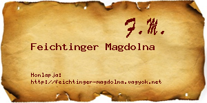 Feichtinger Magdolna névjegykártya